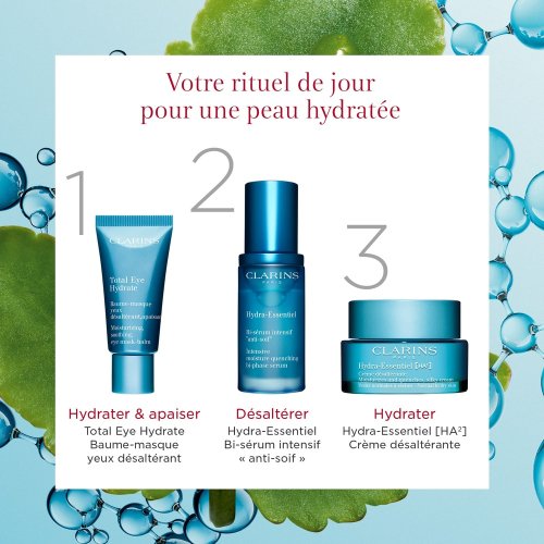 CLARINS Hydra-Essentiel [HA²] - Crème Désaltérante - Peaux
